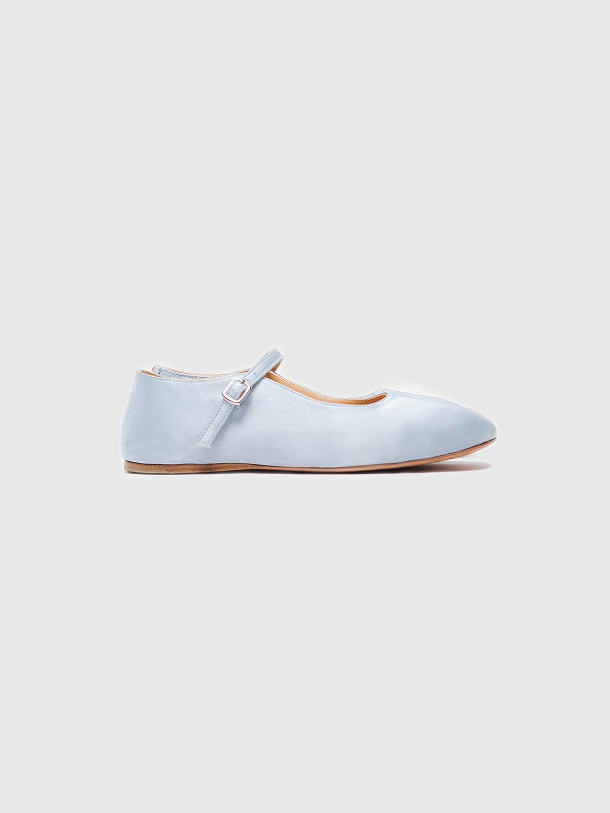 Ayla Shoes — sky blue satin | AZI Land